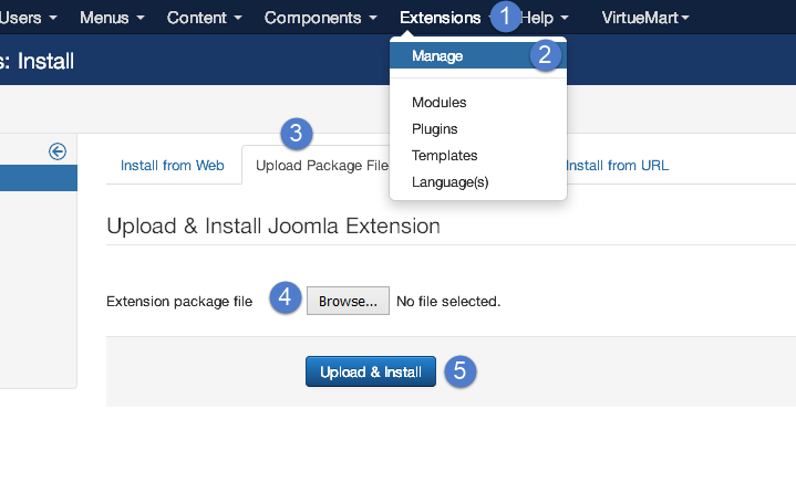 extensions manager